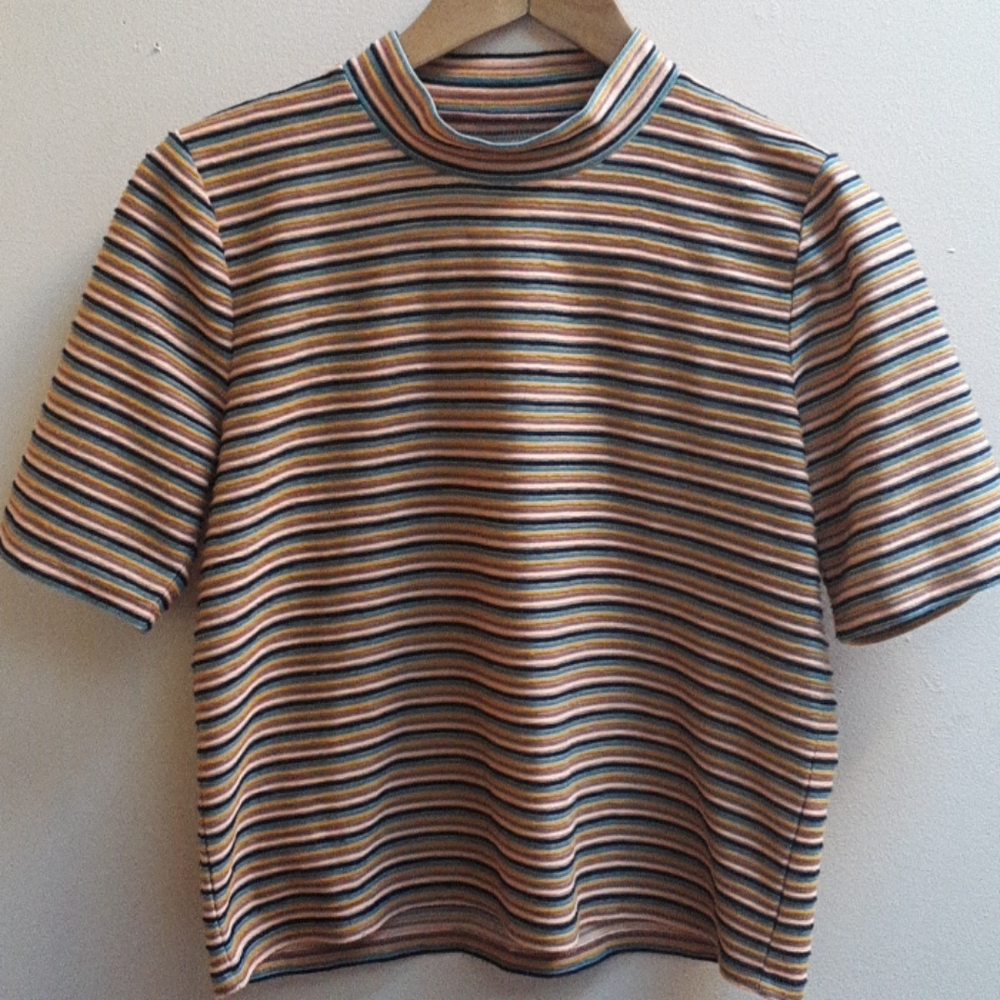 Texture and Thread Madewell Mockneck Top